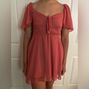 EUC Alter’d State coral Charlyn summer dress size large